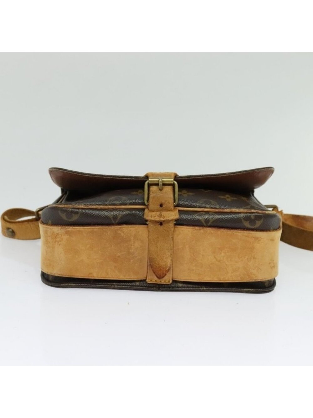 EX00186 Authentic LOUIS VUITTON Monogram Cartouchiere MM Shoulder Bag M51253 LV - Picture 12 of 16